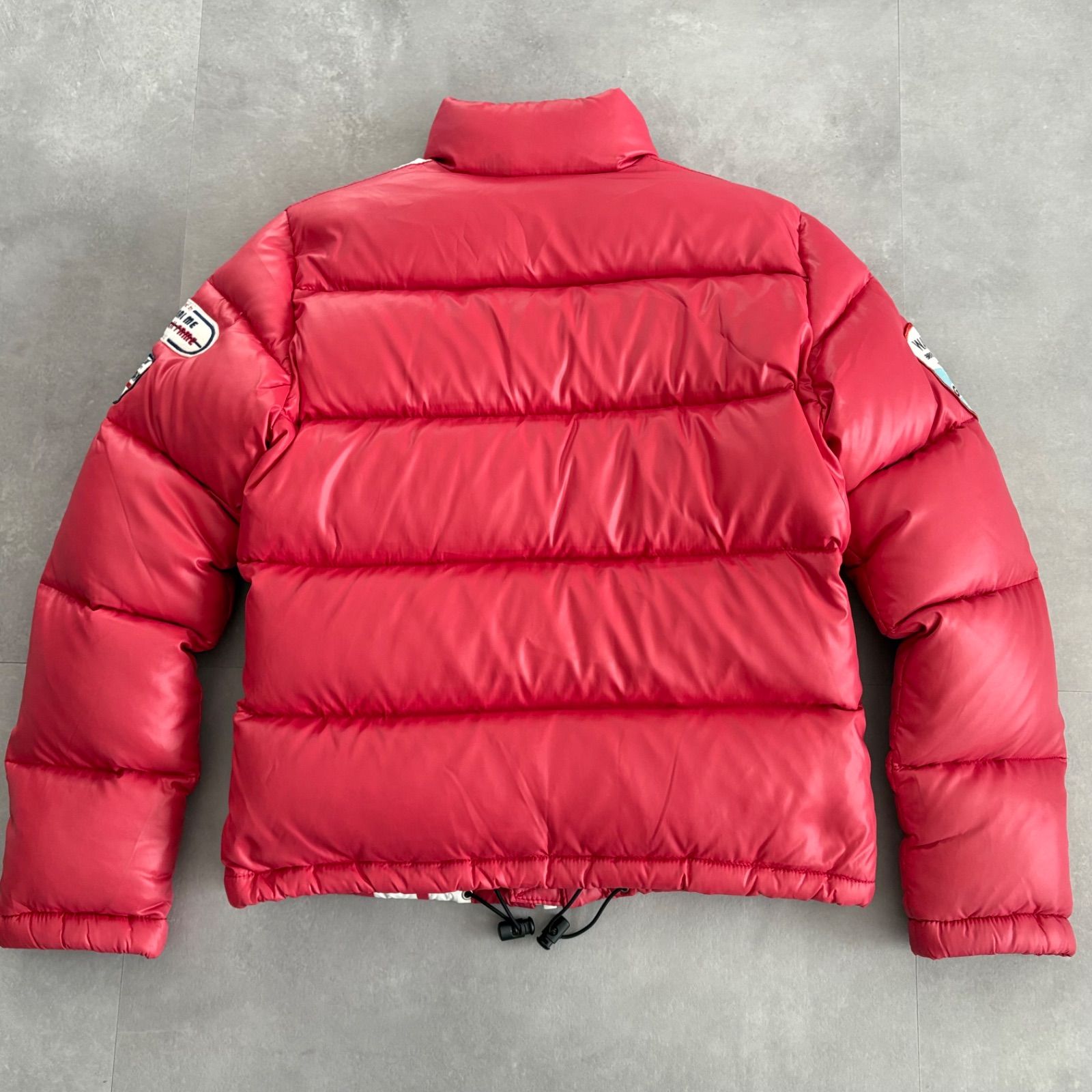 TMT ダウンジャケット Y2K 短丈 日本製 ワッペン archive 赤 S - メルカリ