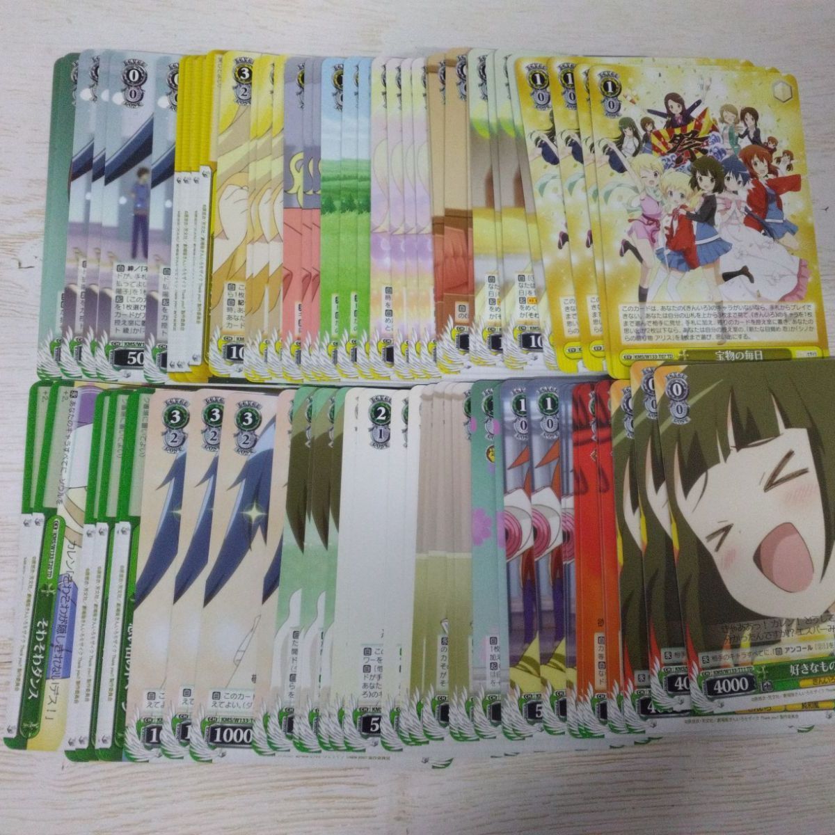 ヴァイスシュヴァルツ きんいろモザイク TD ノーマル仕様 4コンセット