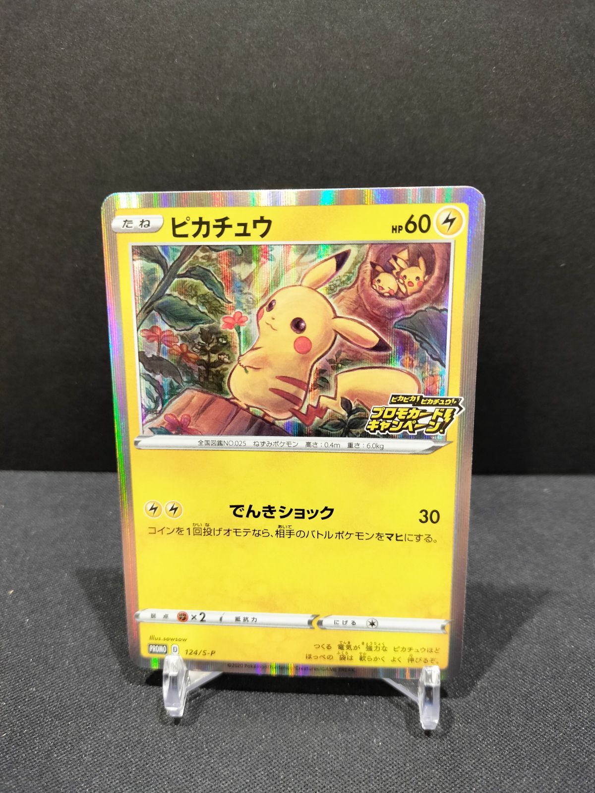 psa9 プロモカードキャンペーン ピカチュウ 124/S-P ポケモンカード ピカチュウ プロモカードキャンペーン 124/s-p #20832 - メルカリ