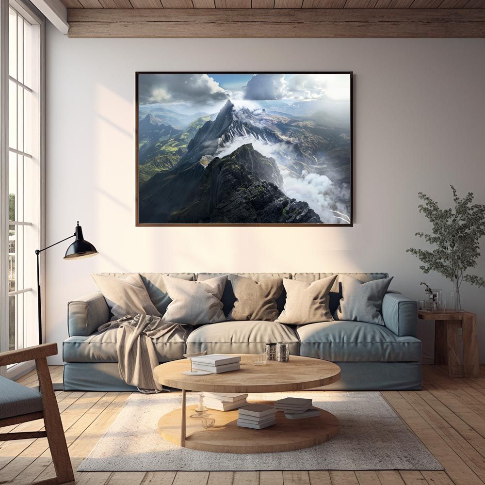 B2サイズ（約51x73cm）】【lh-poster-7870】ポスター 山 マウンテン