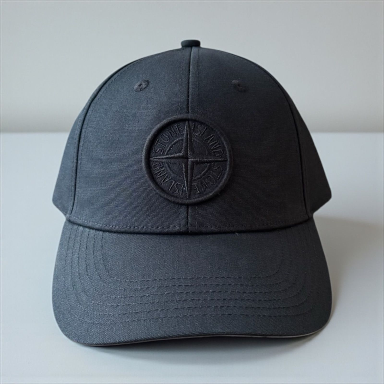 ストーン アイランド コンパス LOGO CAP Black 新品！ STONE ISLAND