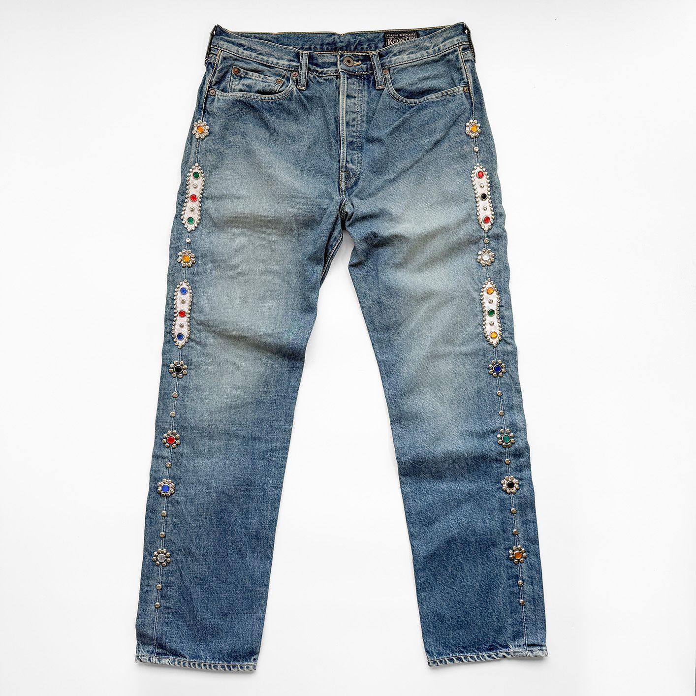 MAKAVELI BRANDED】マキャヴェリブランド W48 デニムパンツ MAKAVELI 