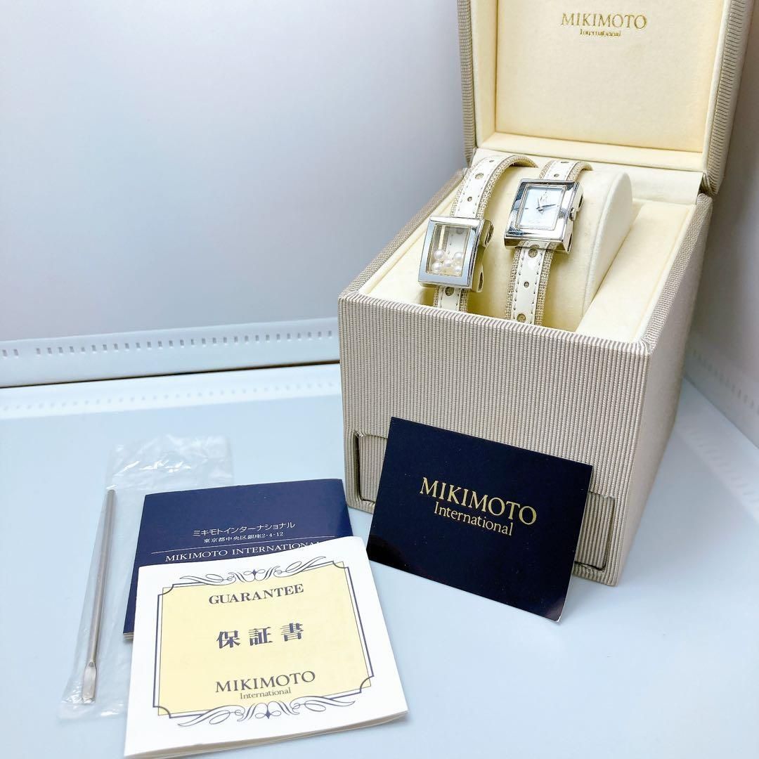 604 MIKIMOTO ミキモト パールウォッチ クォーツ 腕時計