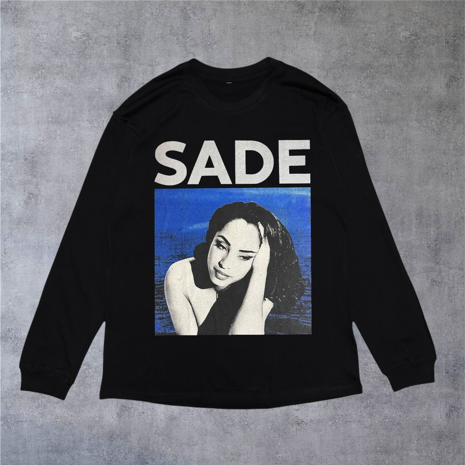 SADE シャーデー Smooth Operator ブラック バンド 長袖Tシャツ ロンT 