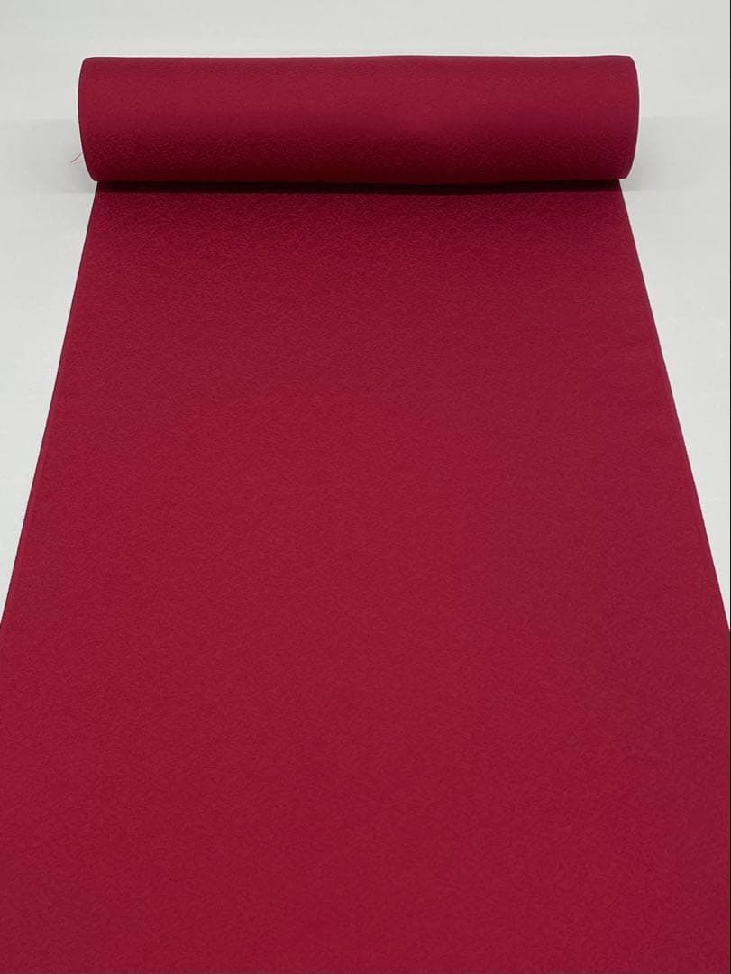 色無地 紋意匠 共八掛 正絹 反物 T 9167