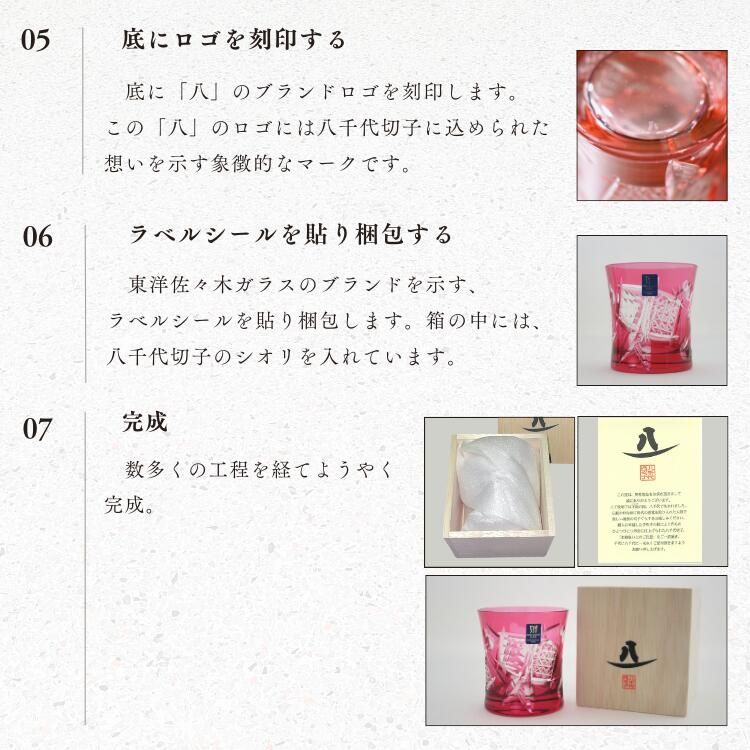 タンブラー 矢絣柄