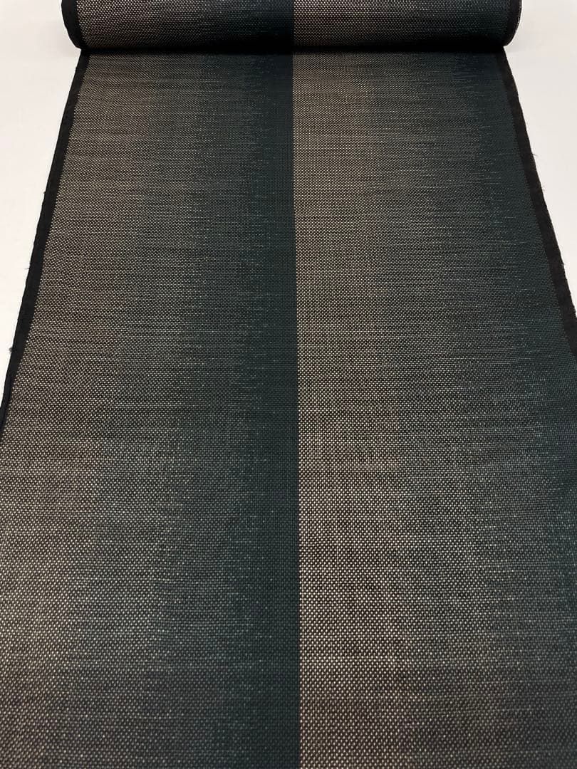 本場奄美大島紬 都成織物 古代染色 純泥染 正絹 反物 T 9163