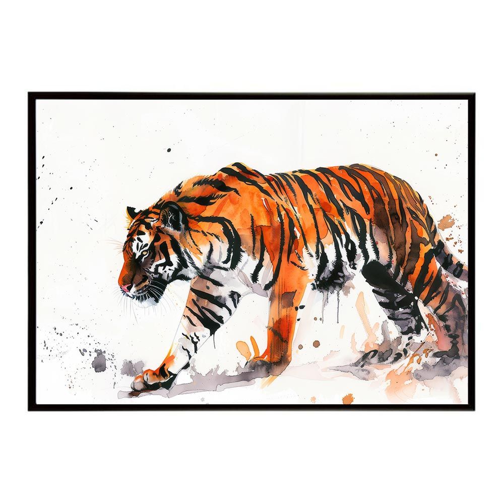 販売済み 【B2サイズ（約51x73cm）】【lh-poster-7970】トラ 虎 猛虎