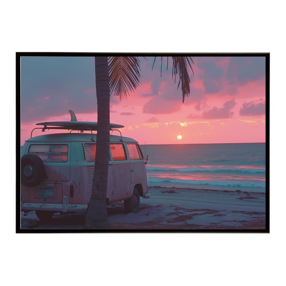 B2サイズ（約51x73cm）】【lh-poster-7973】サーフ サーフバン 海岸