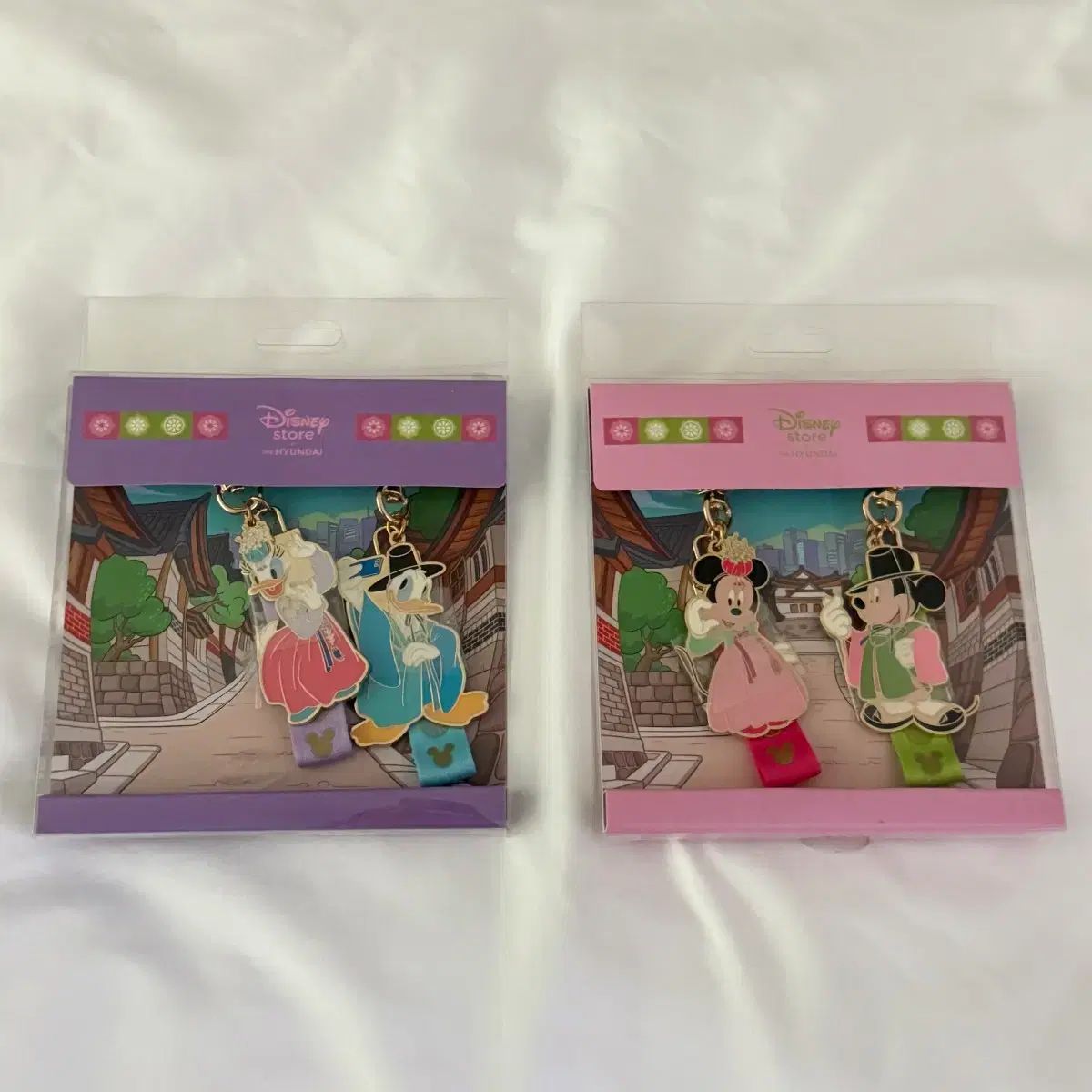 ディズニー IN ソウル チマチョゴリ ミッキー ミニ ドナルドダック デイジー メタル キーホルダー