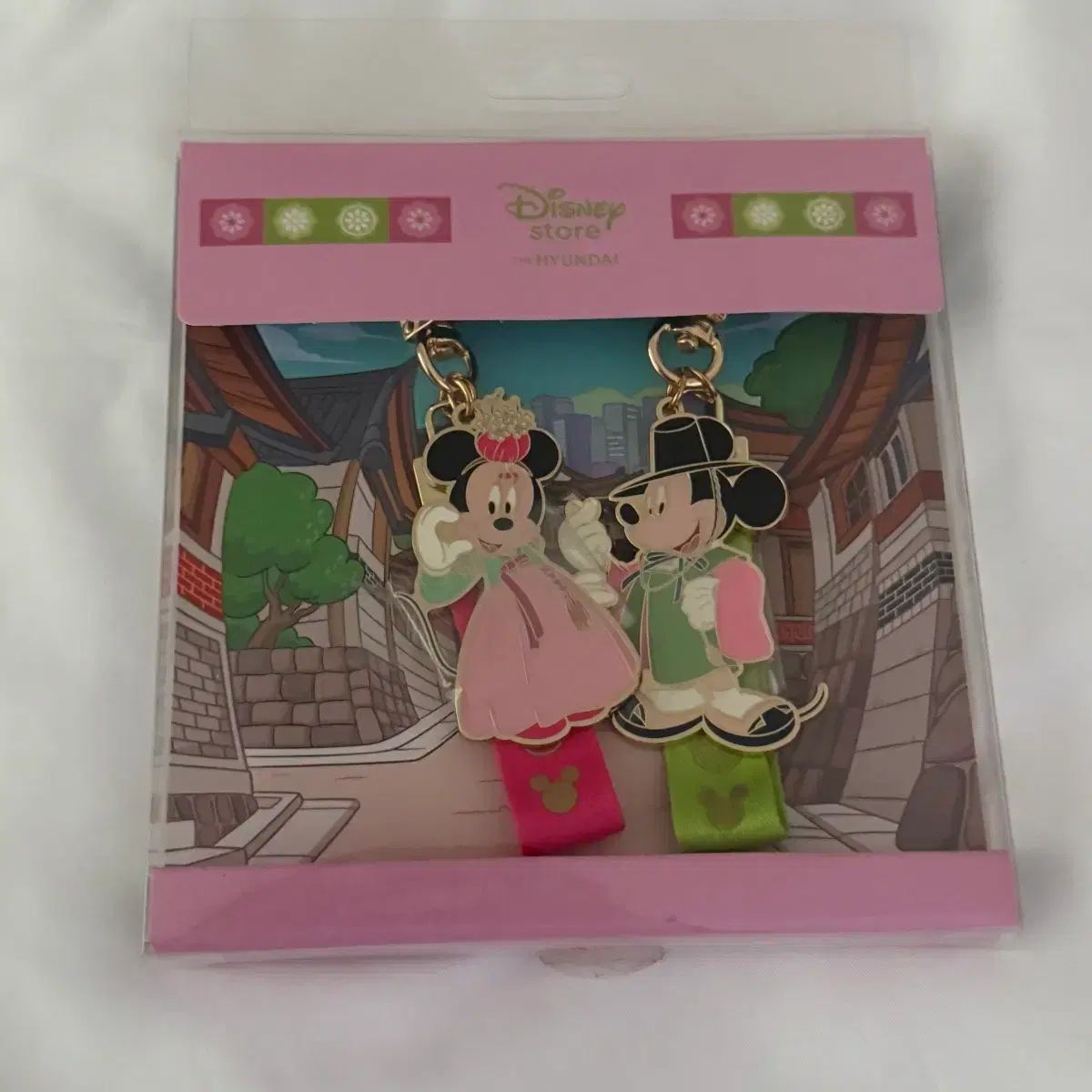 ディズニー IN ソウル チマチョゴリ ミッキー ミニ ドナルドダック デイジー メタル キーホルダー