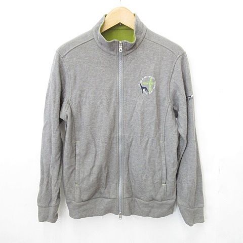 アダバット adabad グレー ジップアップジャケット LLゴルフウェア