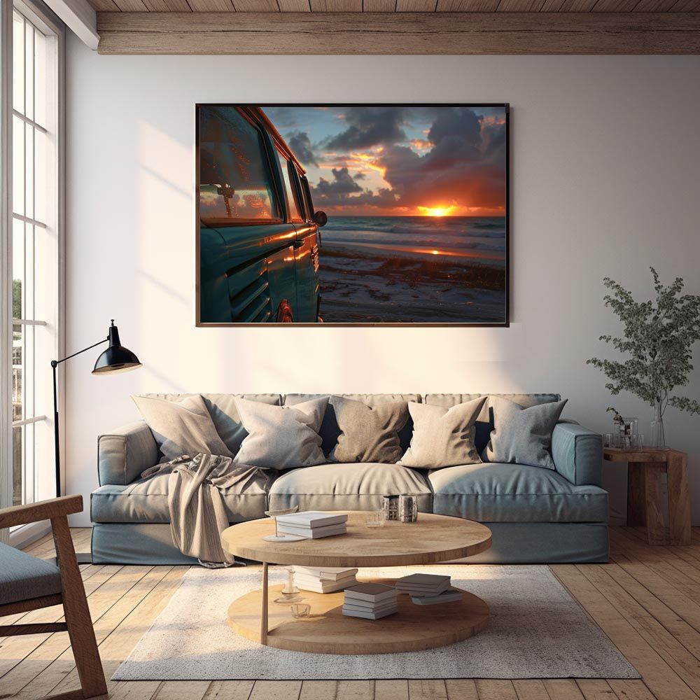 A1サイズ（約59x84cm）】【lh-poster-7979】サーフ サーフバン 海岸