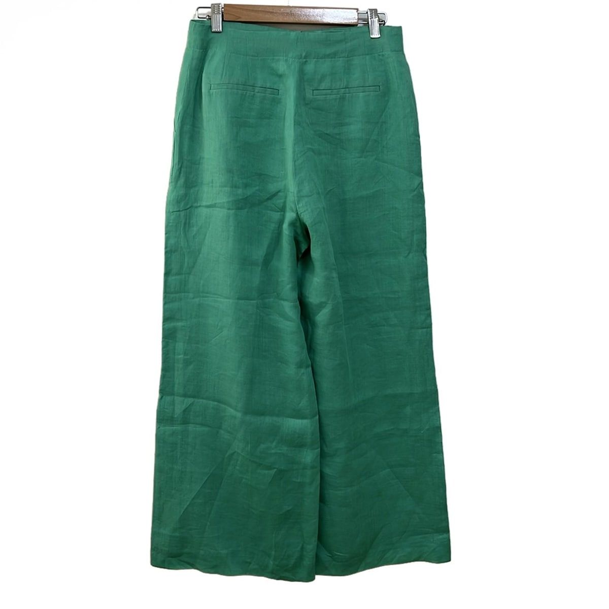 THIRD サードマガジン パンツ サイズ2 M レディース - グリーン フルレングス ワイドパンツ 薄手