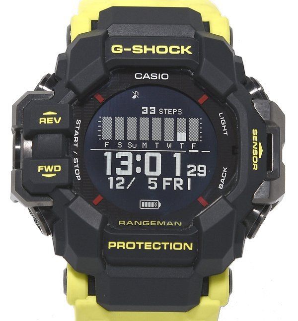 箱保付 CASIO カシオ G SHOCK レンジマン GPR H 1000 RY 1 A 9 JR MASTER IN RESCUE YELLOW ソーラー メンズ