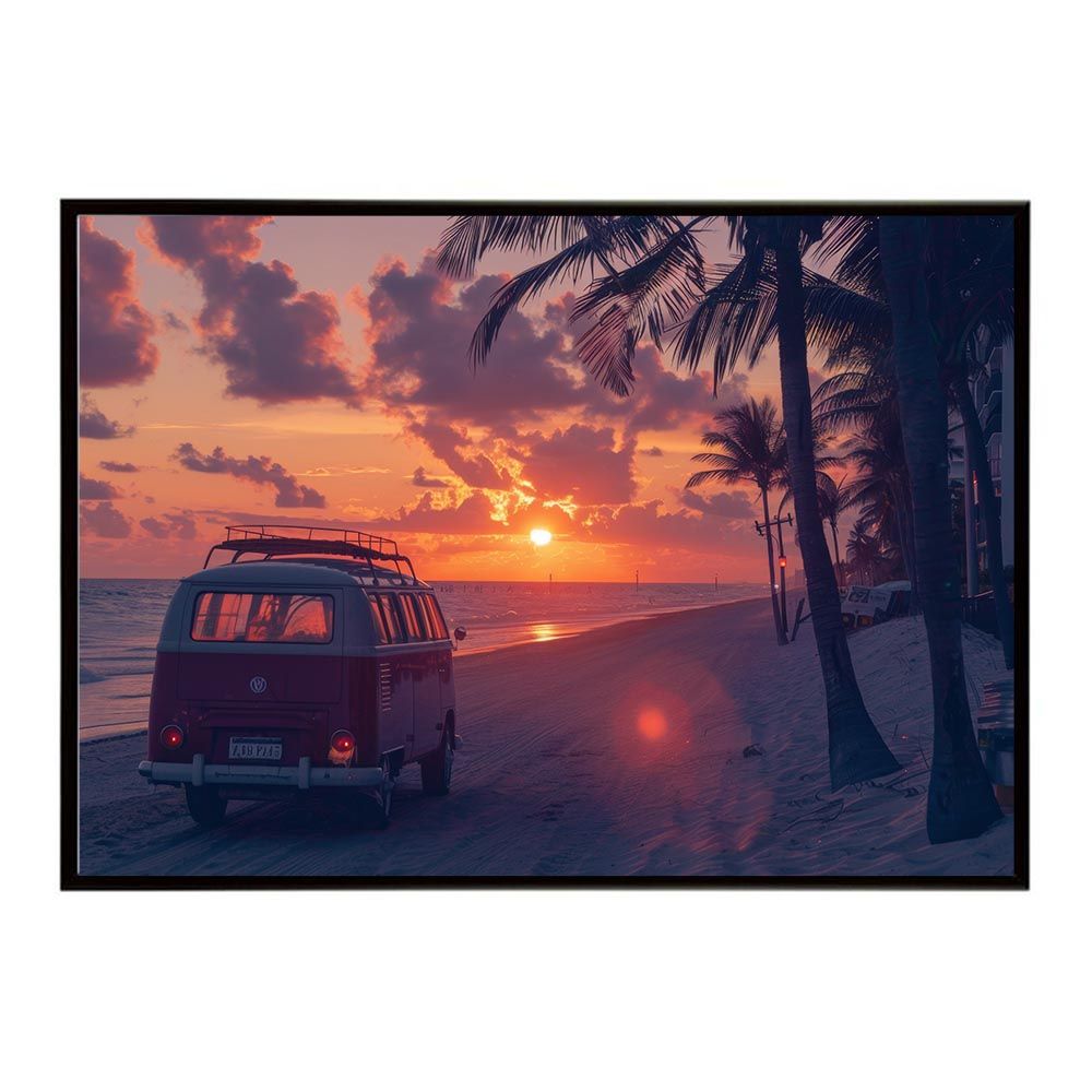 フォトアート A1サイズ（約59x84cm）】【lh-poster-7983】サーフ サーフバン 海岸