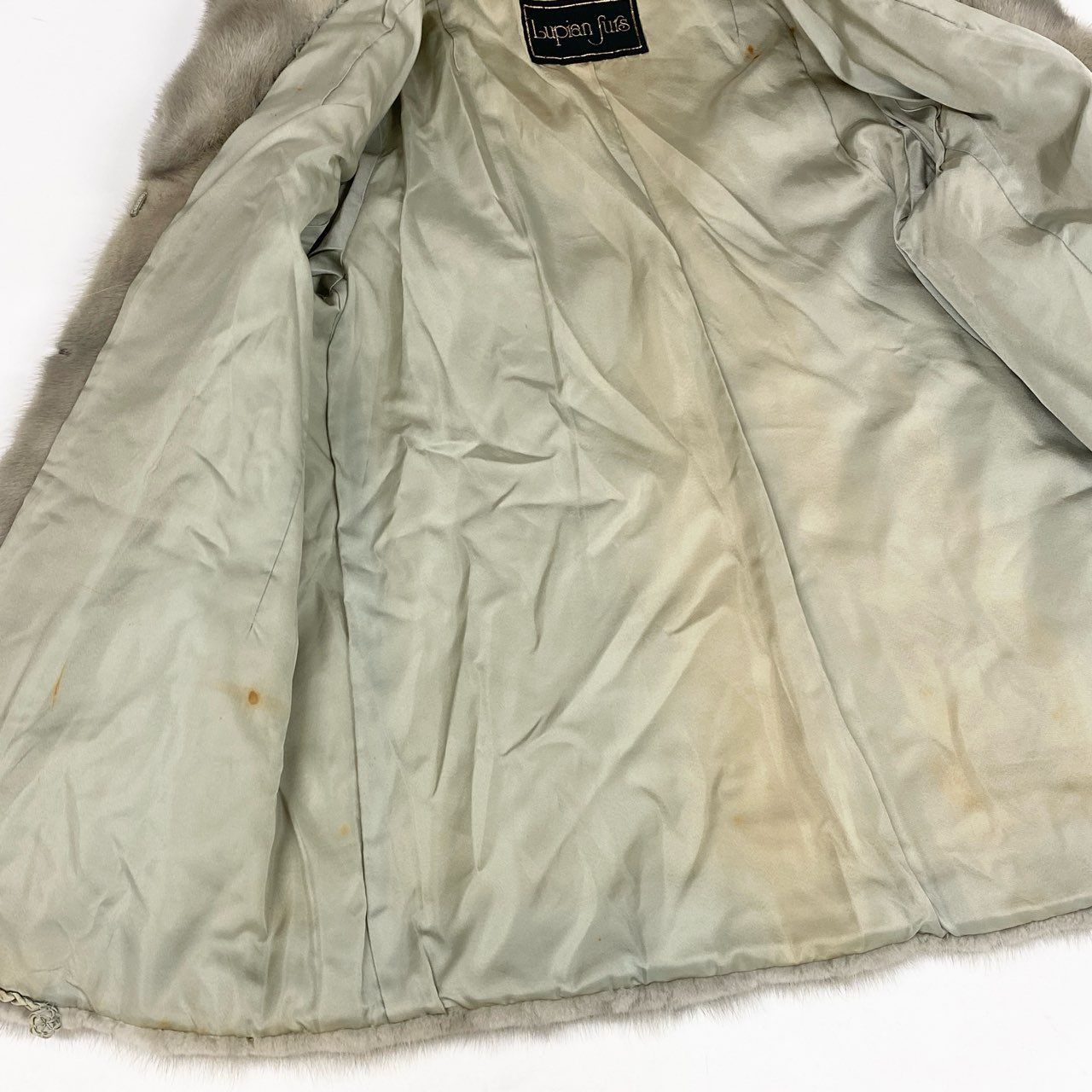 77L10 Lupian Furs サファイアミンク ファーコート サイズ11号