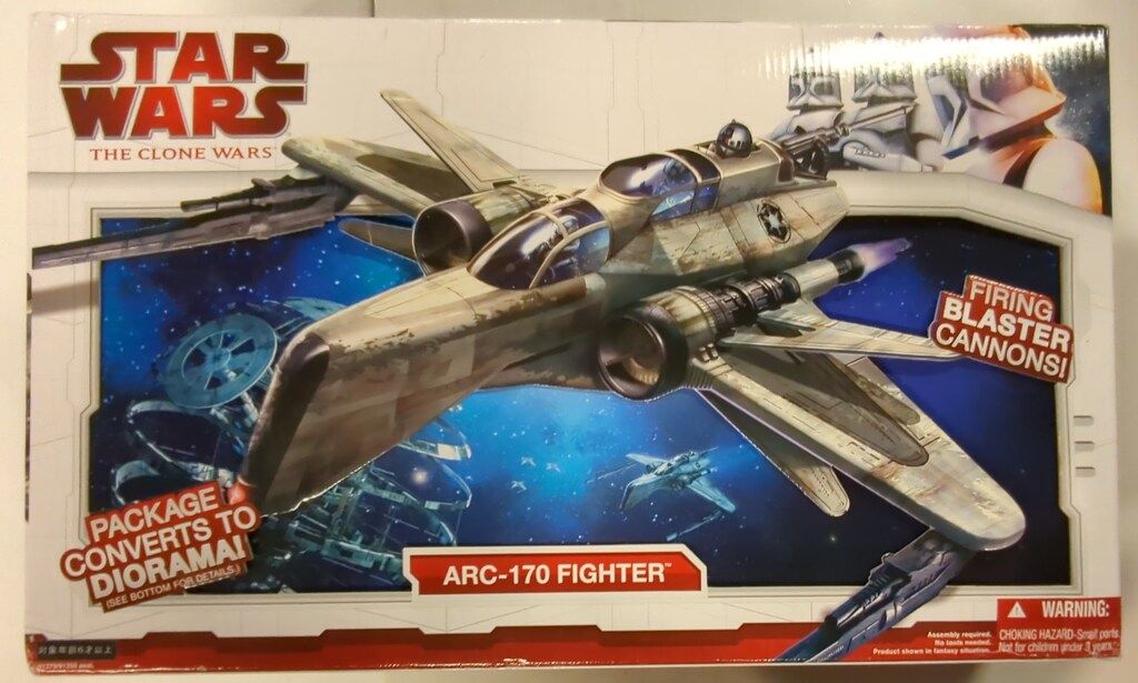 HASBRO SW 3 5 Star Wars クローン ウォーズ ARC 170 スターファイター 91379