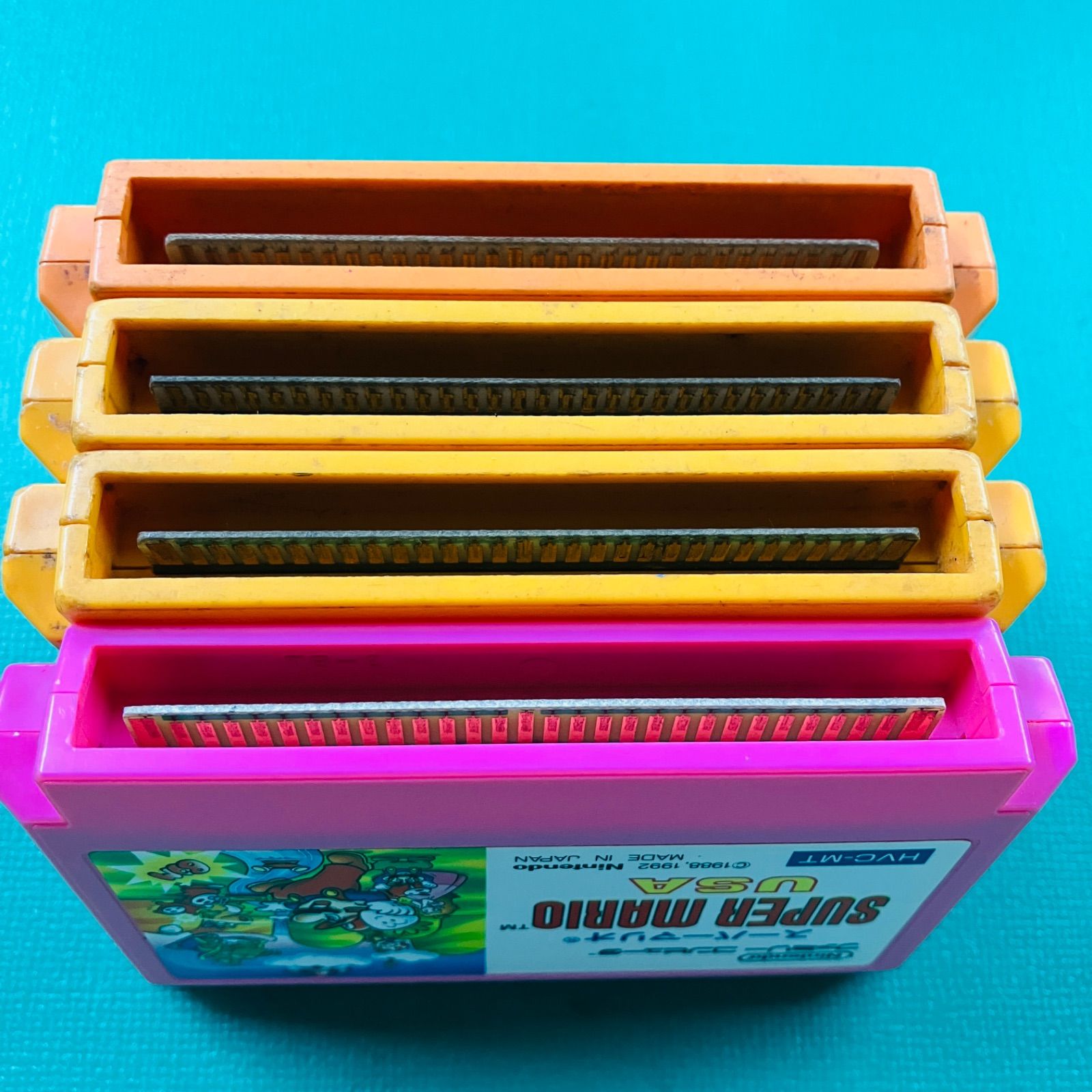 カセットのみ4点セット】ファミコン マリオブラザーズ スーパーマリオ