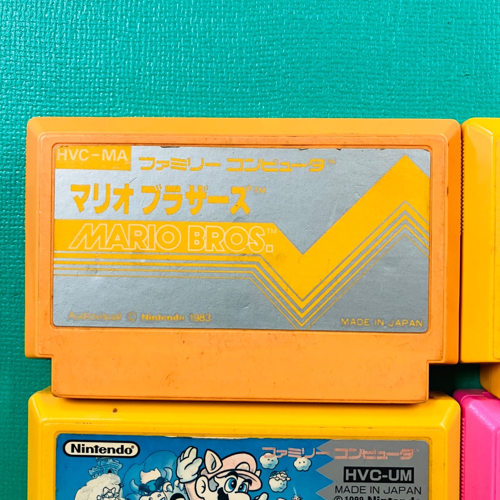 スーパーマリオ4点セット カセットのみ4点セット】ファミコン マリオブラザーズ スーパーマリオ