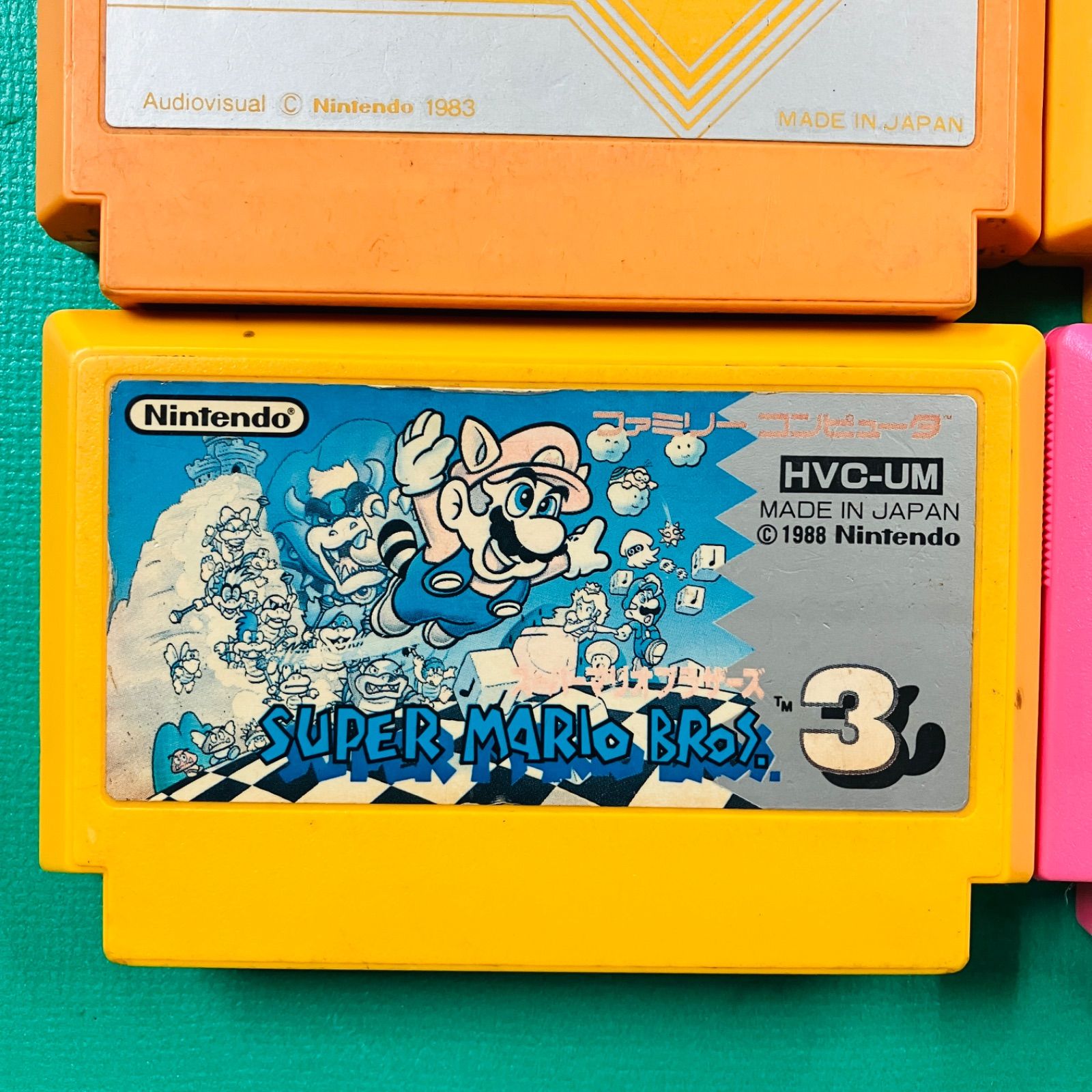 カセットのみ4点セット】ファミコン マリオブラザーズ スーパーマリオ