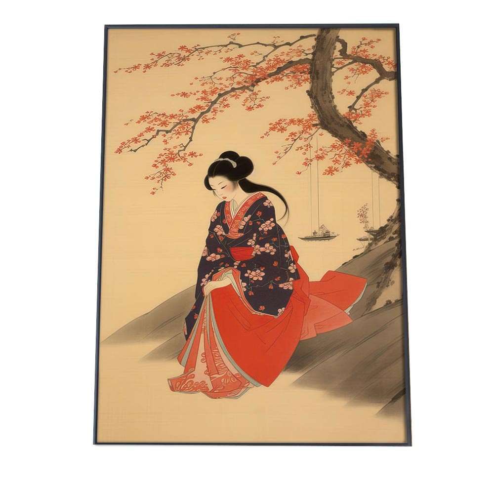 【希少】武州草木染のれん 絹混手染め しぼり段染めフリンジ　アカシア85×150 のれん】武州草木染 絹混手染め しぼり段染めフリンジ アカシア85×150