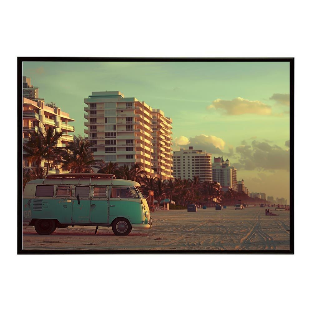 B1サイズ（約73x103cm）】【lh-poster-8018】サーフ サーフバン 海岸