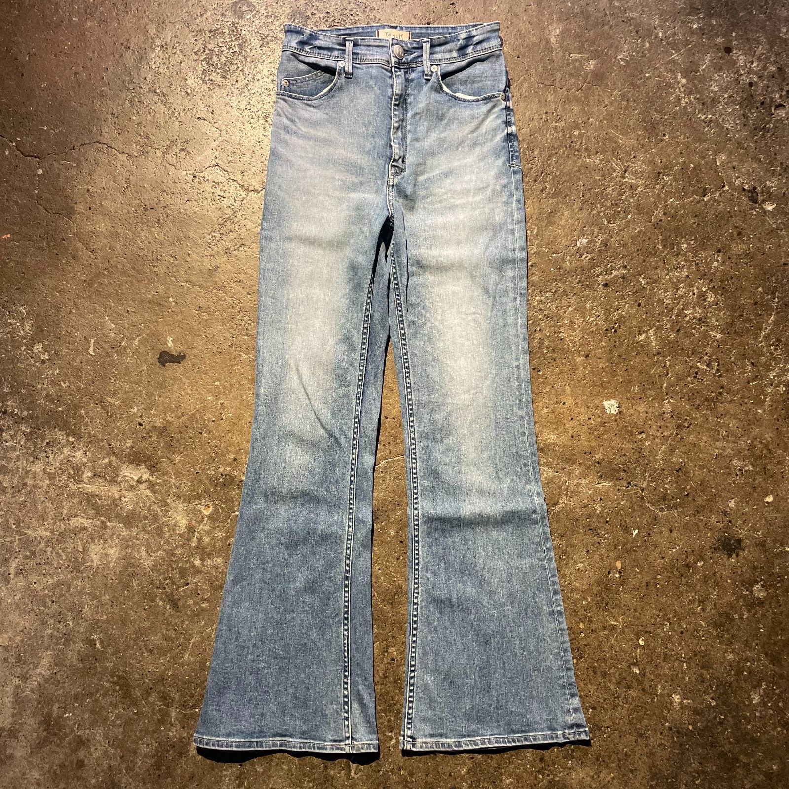 YANUK Flare Denim ヤヌーク フ デニム パンツ ブーツカット 25