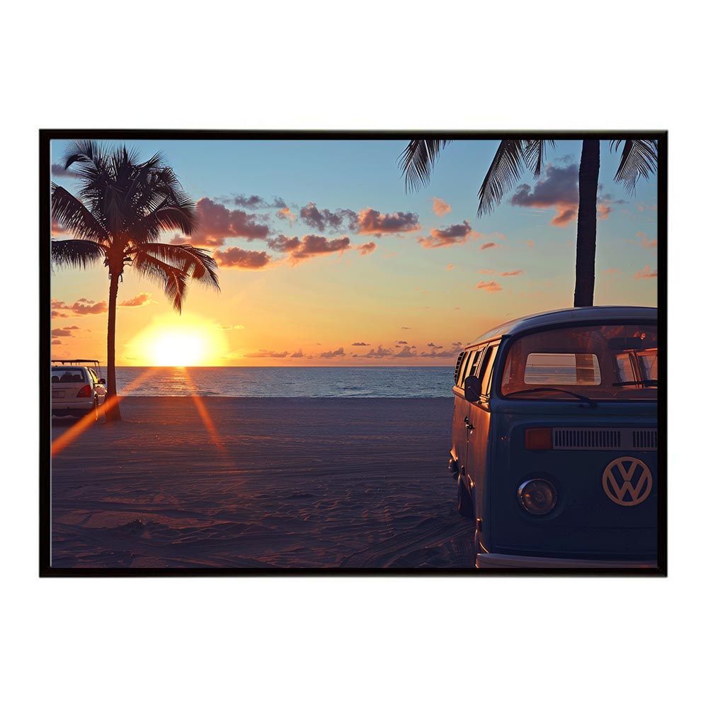 A2サイズ（約42x59cm）】【lh-poster-8024】サーフ サーフバン 海岸