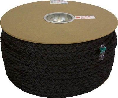 ユタカメイク ユタカ ポリエステルクロス係留ドラム巻 9φ×150 m 黒 code 7541171