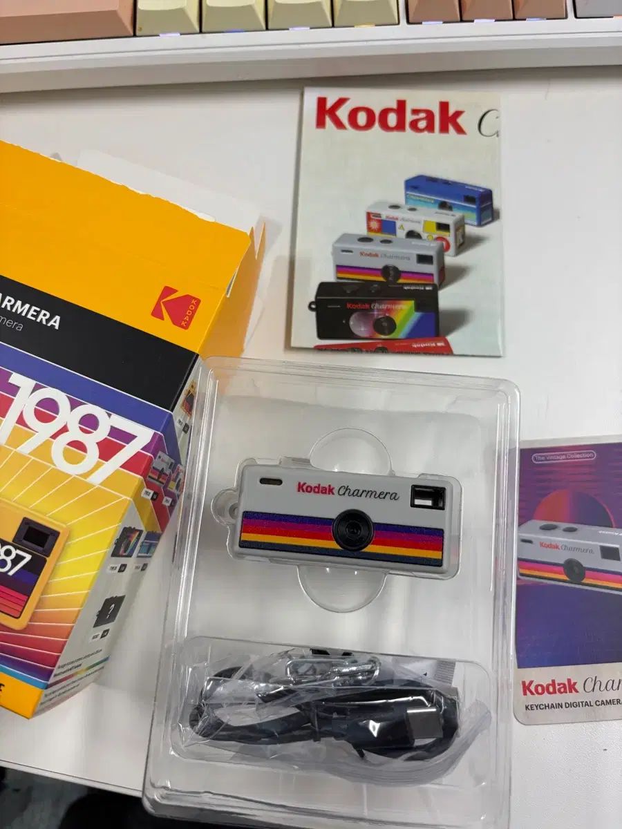 コダック カメラ キーホルダー グレー 商品