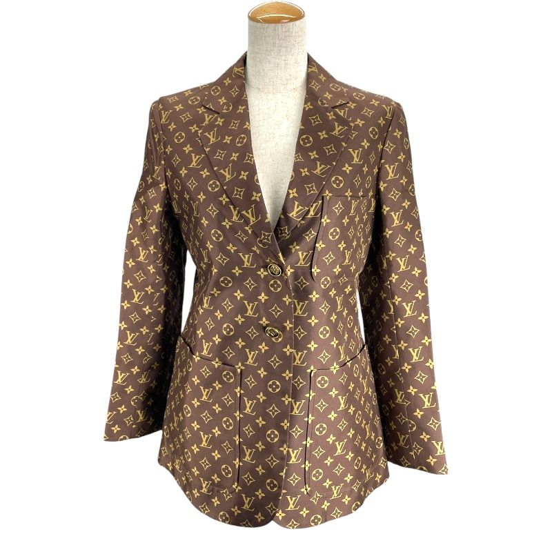 Louis Vuitton ロゴ金ボタンテーラードジャケット 胸元チェーンがオシャレ♪】Louis Vuitton☆ジャケット (Louis Vuitton