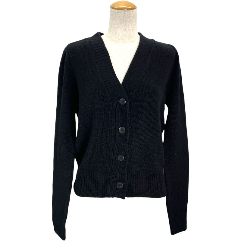 クリスチャン ディオール Christian Dior バックロゴニットカーディガン ブラック カシミヤ レディース カーディガン