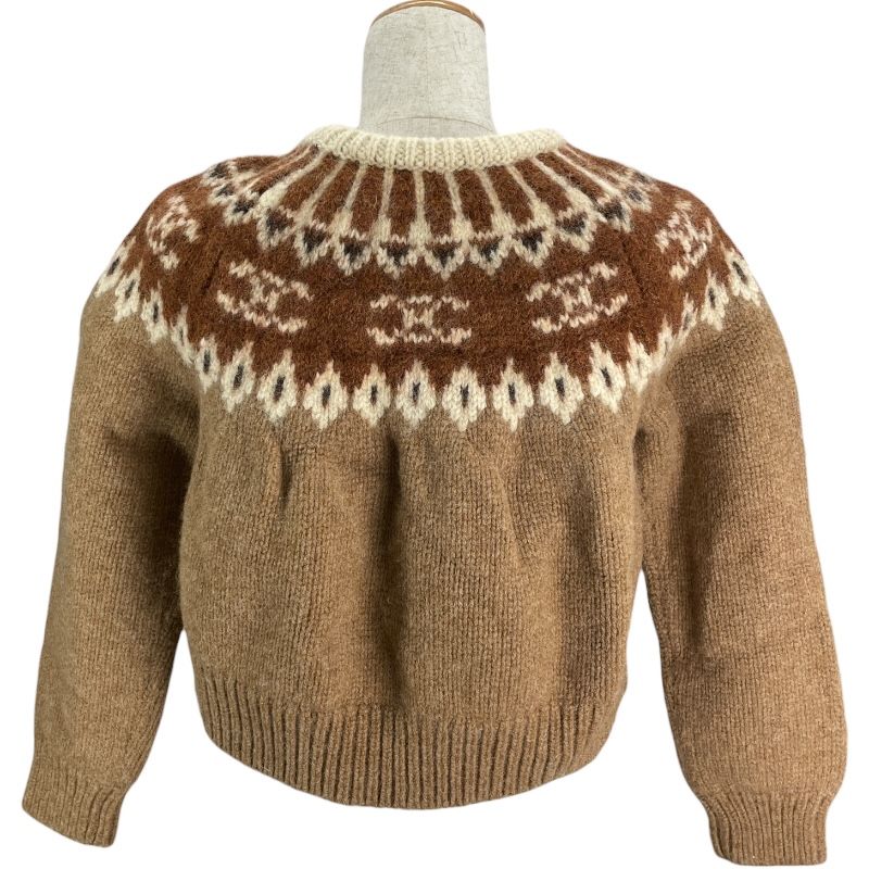 セリーヌ CELINE トリオンフノルディック柄 ニットセーター 2ADJ7823V