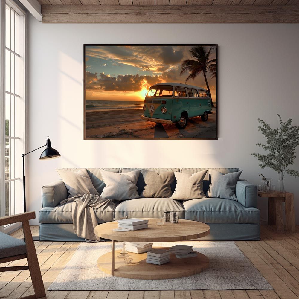 B2サイズ（約51x73cm）】【lh-poster-8054】サーフ サーフバン 海岸