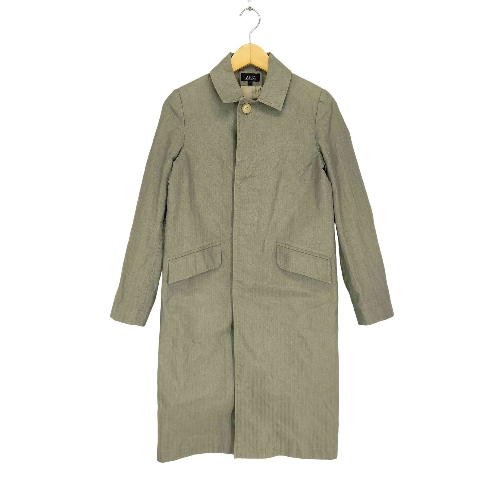 アーペーセー A.P.C. ラメヘリンボーンステンカラーコート アーペーセー A.P.C. ラメヘリンボーンステンカラーコート