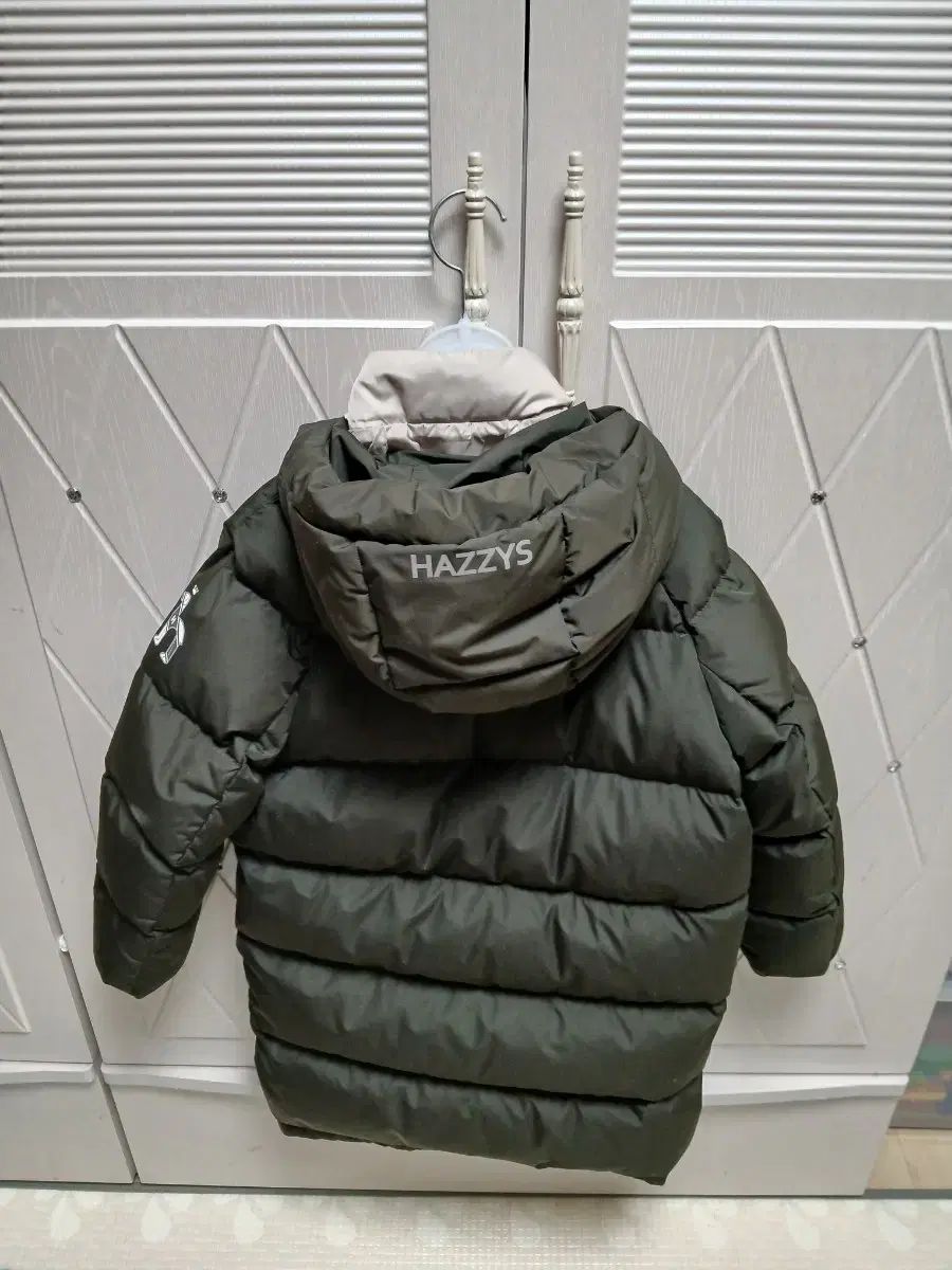  HAZZYS KIDS へジスキッズ ロングダウン 130 9 y その他 ジャケット ブルゾン