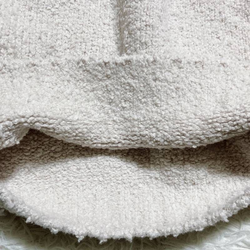 Drawer ドゥロワー 天竺編み カシミヤ混 クールネック ニット 長袖