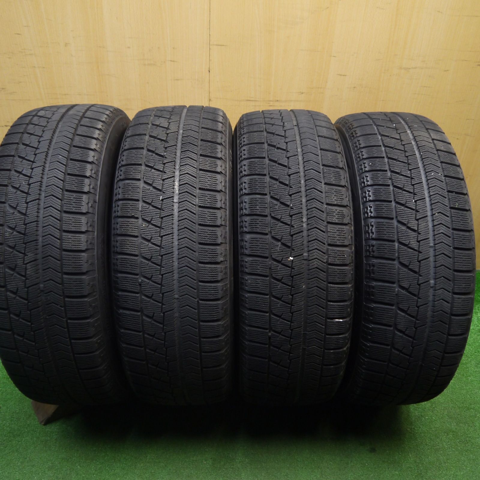  バリ溝 キレイ 8 5分 スタッドレス 225 60 R 17 ブリヂストン ブリザック VRX MANARAY SPORT マナレイ スポーツ 17インチ PCD 114 3 5 H ス 17インチ タイヤ ホイールセット