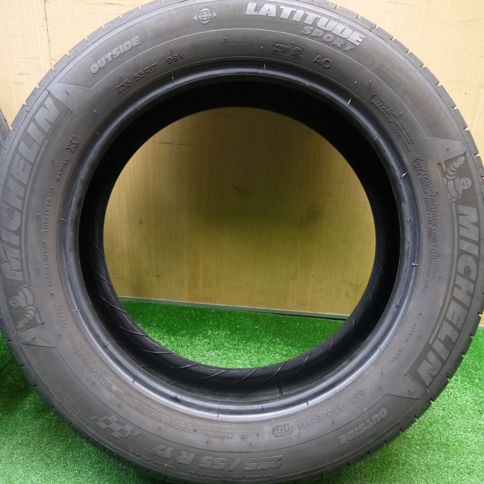  4本価格 21年 235 55 R 17 ミシュラン SPORT AO タイヤ 17インチ アウディ Q 3 ワーゲン ティグアン BMW X ボルボ XC 70 V 60 等 ノタ 17インチ サマータイヤ ノーマルタイヤ