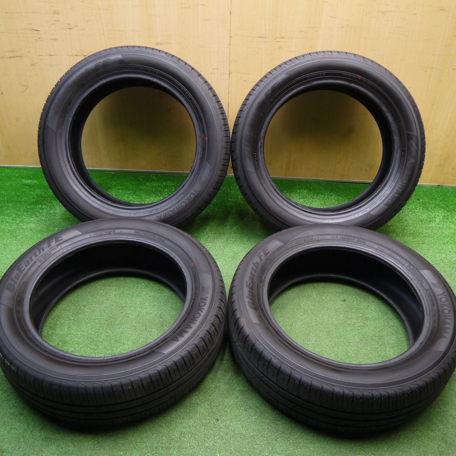 バリ溝 25年 9 5分 195 60 R 17 ヨコハマ BluEarth FE AE 30 D タイヤ 17インチ ブルーアース 60系 プリウス ライズ ロッキー 等 ノタ