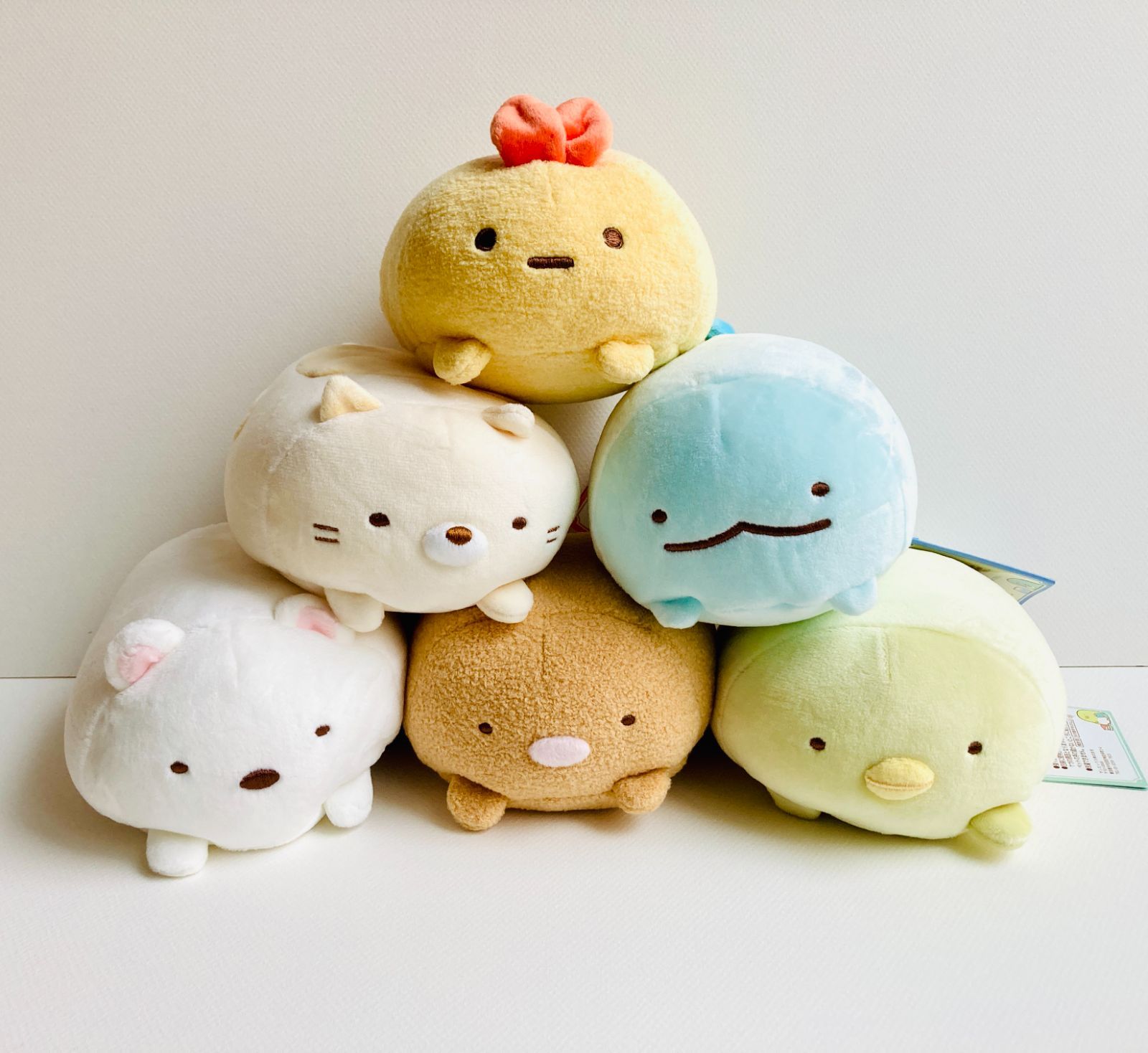 6種セット SAN-X すみっコぐらし スーパーもーちもちぬいぐるみ まとめ