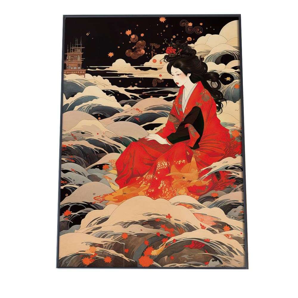 B3サイズ（約36x51cm）】【lh-poster-809】令和の浮世絵 版画風