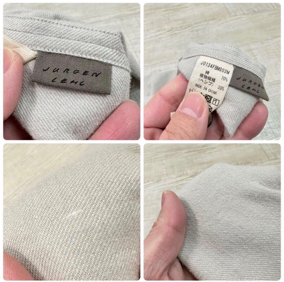 注文 23aw 2023 JURGEN LEHL ヨーガンレール ヘンリーネック ワイド