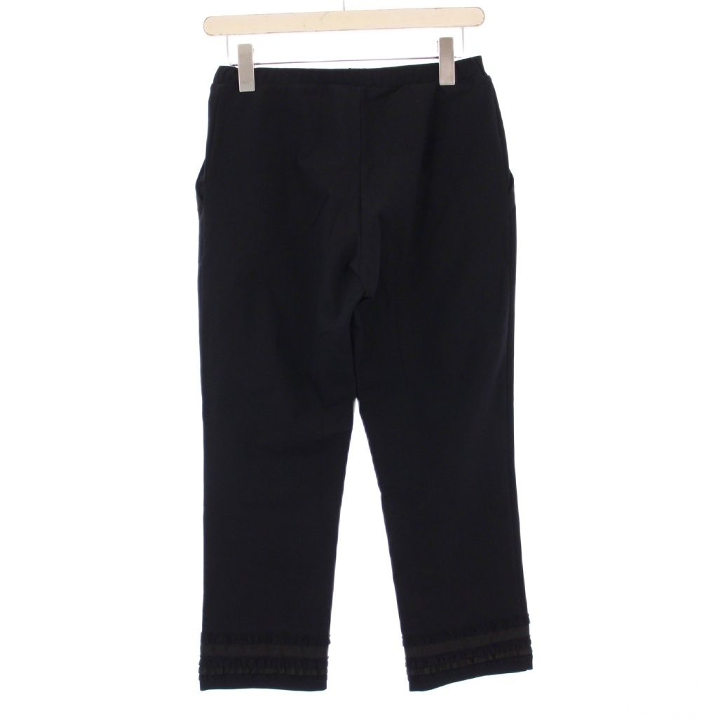 インゲボルグ イージーパンツ フリル 3 黒 A 2201 FP KH