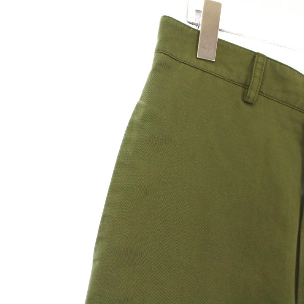 マルニ MARNI ミリタリーパンツ ワイド テーパード 38 カーキ /KH