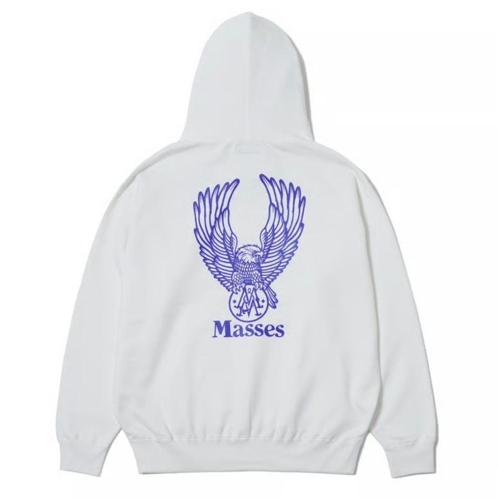 ♥ SWEAT HOODED EAGLE M MASSES マシス フーディ