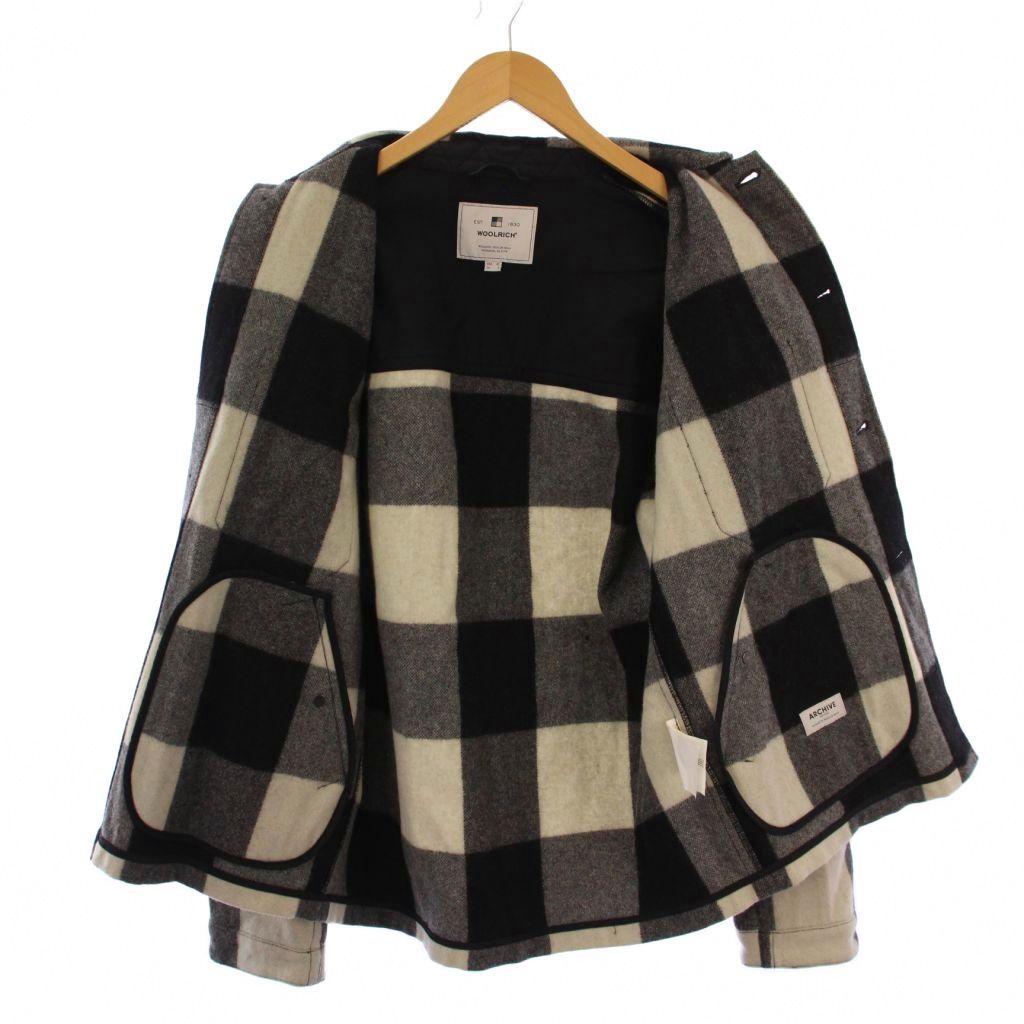 80s Woolrich ウール ブロックチェック シャツジャケット　サイズM ウールリッチ WOOLRICH ブロックチェック シャツジャケット ウール USA