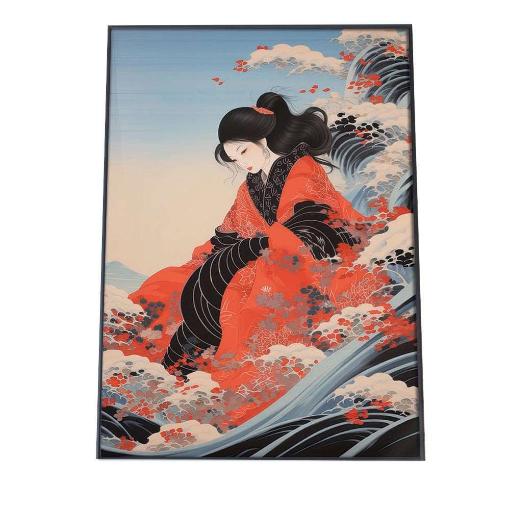 さき様 A2サイズ（約42x59cm）】【lh-poster-812】令和の浮世絵 版画風