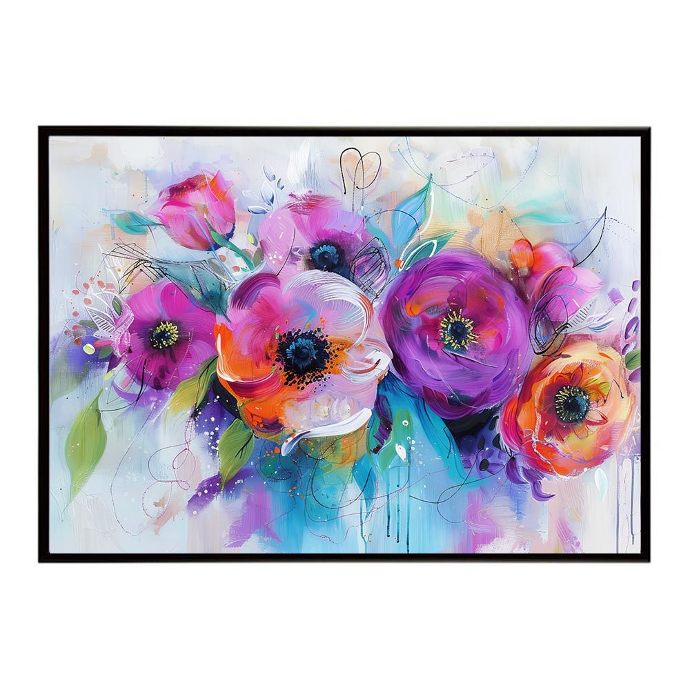 アートフラワー A0サイズ（約84x119cm）】【lh-poster-8126】アーティスティック